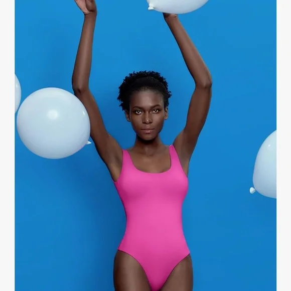 Pink One Piece Med Bodysuit - Picture 6 of 8